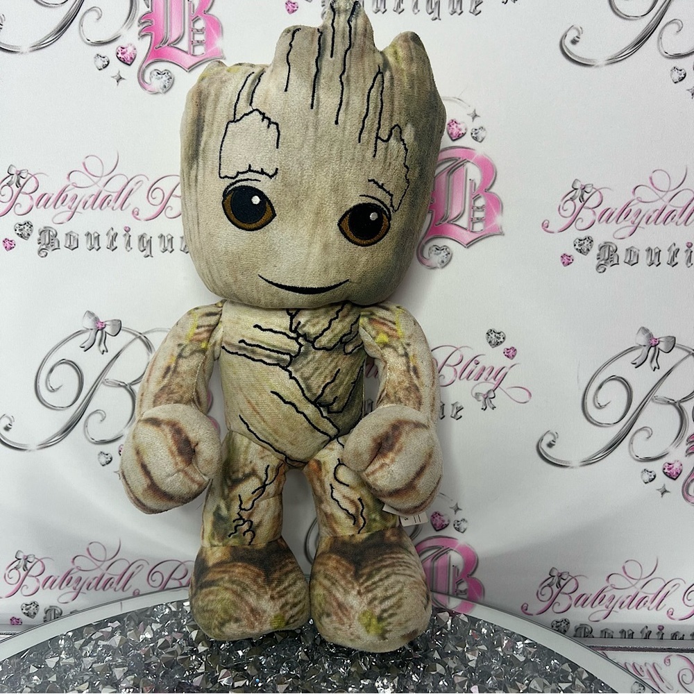 Groot marvel standable plush tree toy doll disney action figure cute stuffed